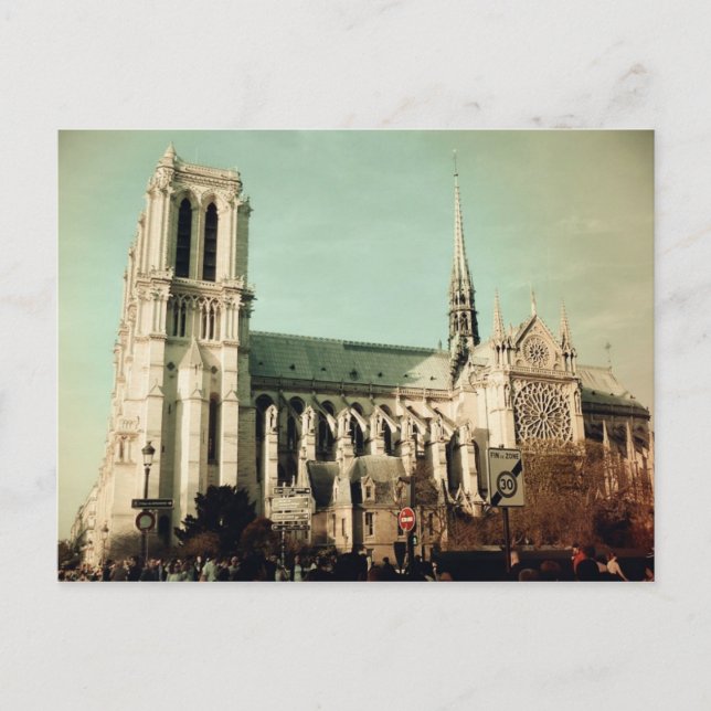 Notre Dame de Paris (France) Vykort (Framsida)
