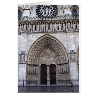 Notre Dame de Paris Frankrike Hälsningskort