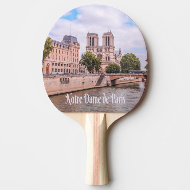 Notre Dame de Paris Frankrike katolsk katedral Pingisracket (Framsidan)