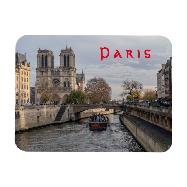 Notre Dame de Paris, Frankrike Magnet (Horisontell)