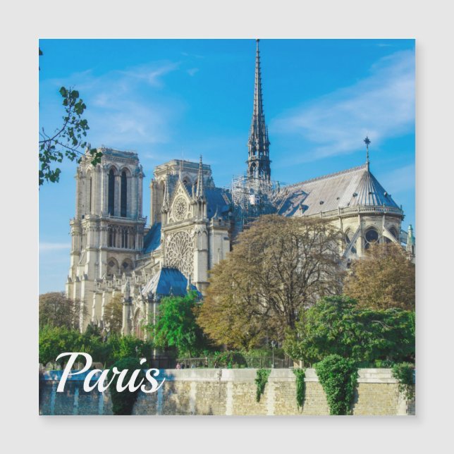 Notre Dame de Paris i Frankrike (Framsida)