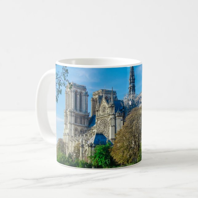 Notre Dame de Paris i Frankrike Kaffemugg (Framsida vänster)