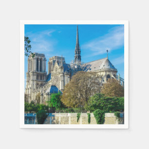 Notre Dame de Paris i Frankrike Pappersservett