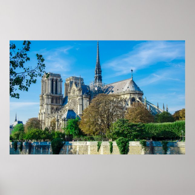 Notre Dame de Paris i Frankrike Poster (Framsidan)