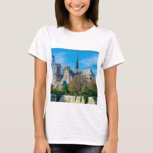 Notre Dame de Paris i Frankrike T-Shirt