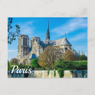 Notre Dame de Paris i Frankrike Vykort