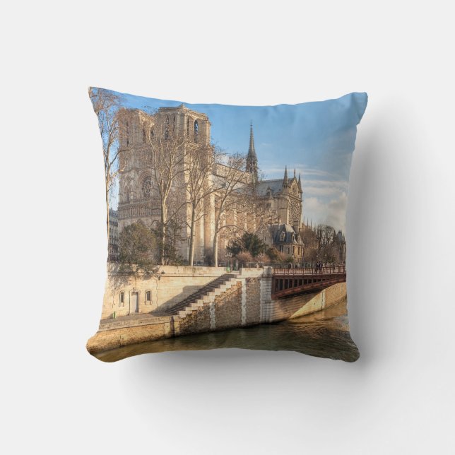 Notre Dame de Paris I vintersolen Kudde (Framsida)