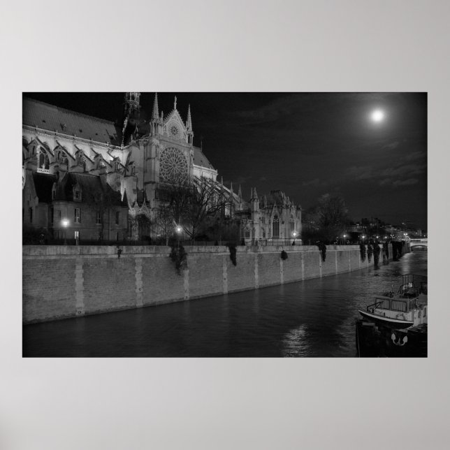Notre Dame de Paris, måndag, kväll, Poster (Framsidan)