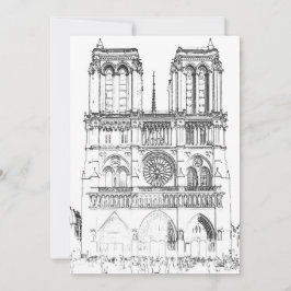 Notre Dame de Paris - Paris, Frankrike Inbjudningar