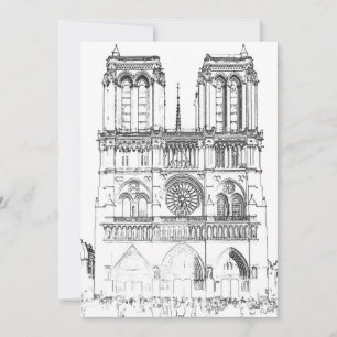 Notre Dame de Paris - Paris, Frankrike Inbjudningar