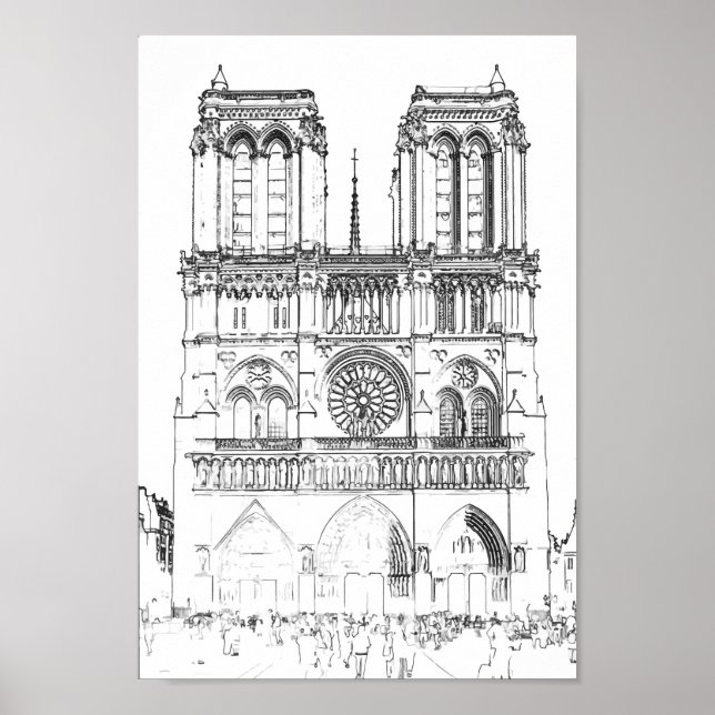 Notre Dame de Paris Poster (Framsidan)