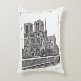 Notre Dame de Paris Prydnadskudde