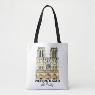 Notre-Dame de Paris Souvenir Frankrike Cathedral Tygkasse