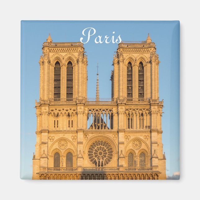 Notre Dame de Paris vid Golden Hour - Paris, Frank Magnet (Framsidan)