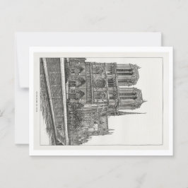 Notre Dame de Paris vykort + kuvert