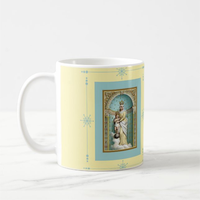 Notre Dame des Victoire w/Jesus Coffee/Te Kaffemugg (Vänster)