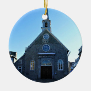 Notre Dame des Victoires, Old Quebec City, Kanada Julgransprydnad Keramik