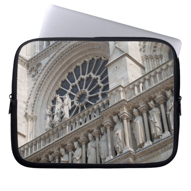 Notre Dame-detalj Laptop Sleeve (Framsidan)