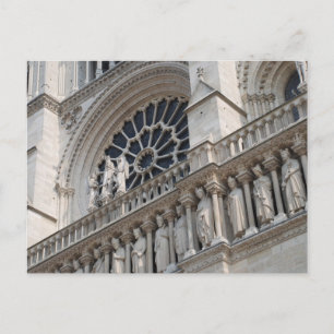 Notre Dame-detalj Vykort
