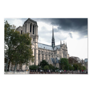 Notre Dame domkyrka Paris Fototryck