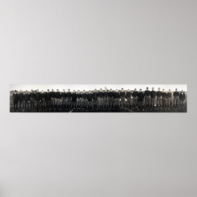 Notre Dame Football Squad 1914 - Vintage Poster (Framsidan)