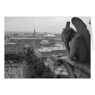 Notre Dame Gargoyle 2 Hälsningskort