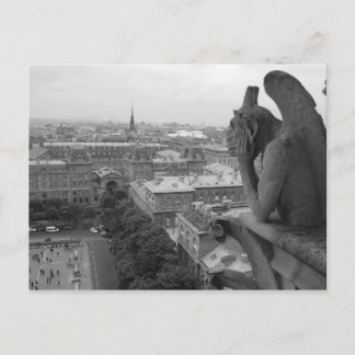 Notre Dame Gargoyle 2 Vykort