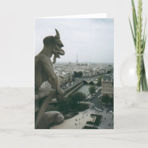 Notre Dame gargoyle Kort