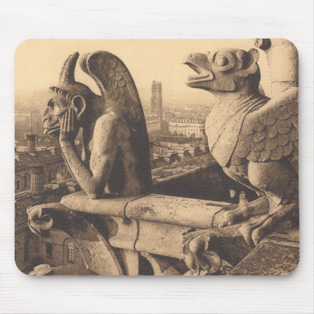 Notre Dame Gargoyle Musmatta (Framsidan)