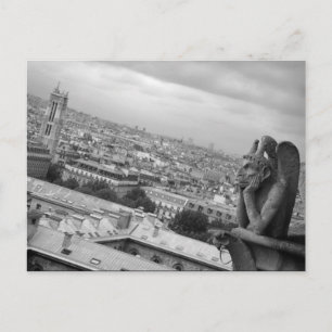 Notre Dame Gargoyle-vykort Vykort