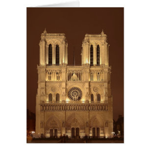 notre dame hälsningskort