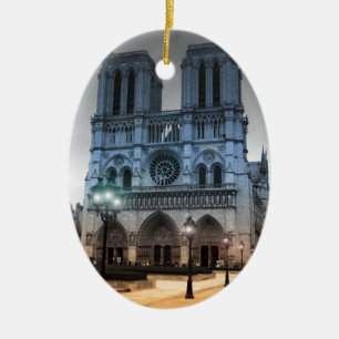 Notre Dame Julgransprydnad Keramik