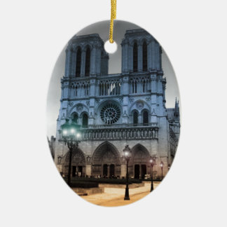 Notre Dame Julgransprydnad Keramik