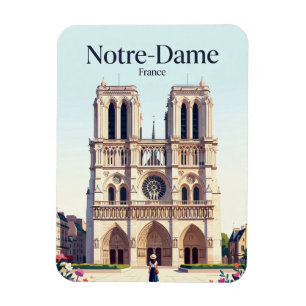 Notre-Dame-katedralen Frankrike Magnet