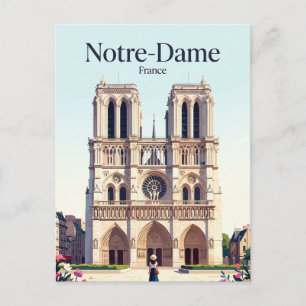 Notre-Dame-katedralen Frankrike Vykort