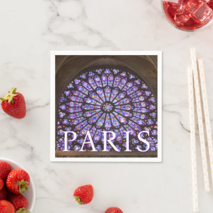 Notre Dame-katedralen Paris, Frankrike Pappersservett