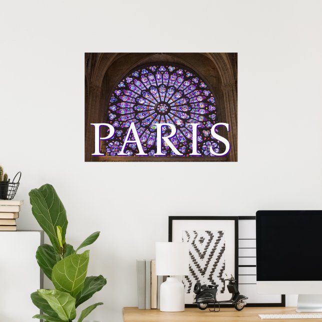 Notre Dame-katedralen | Paris, Frankrike Poster (Hemmakontoret)