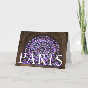 Notre Dame-katedralen   Paris, Frankrike   Tack Kort
