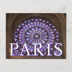 Notre Dame-katedralen Paris, Frankrike Tack Vykort