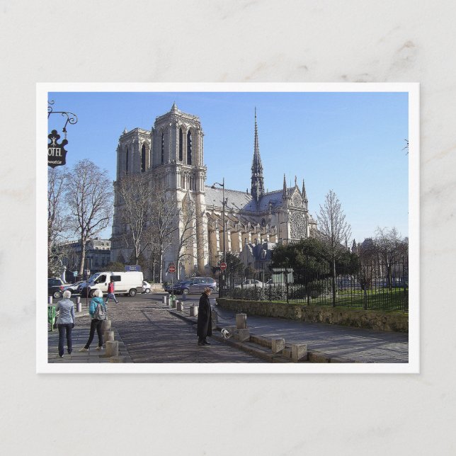 Notre-Dame-katedralen Vykort (Framsida)