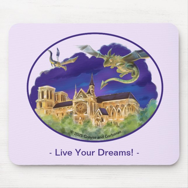 Notre Dame Mousepad - Dreams Musmatta (Framsidan)