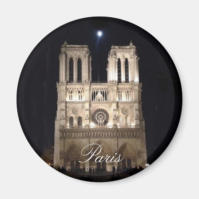 Notre Dame nattmagnet Magnet (Framsidan)