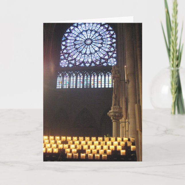 Notre Dame - notecard Kort (Framsida)