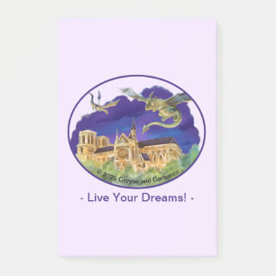 Notre Dame Notes 4" x 6" - Dreams Post-it Block