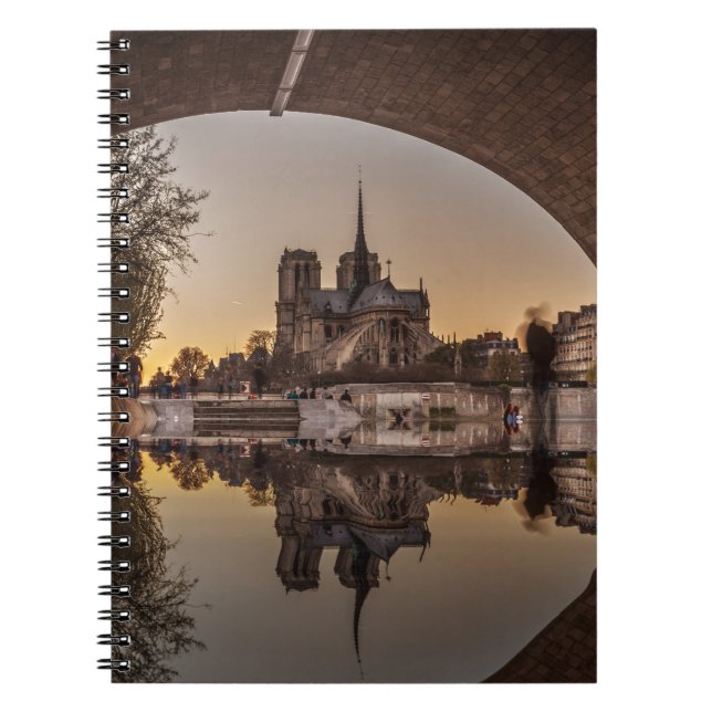 Notre-Dame, PAris, France Anteckningsbok (Framsidan)