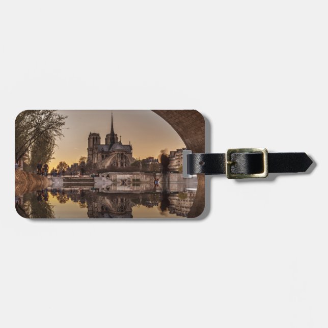 Notre-Dame, PAris, France Bagagebricka (Horisontell Framsida)