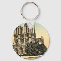 Notre Dame, Paris, Frankrike Classic Photochrom