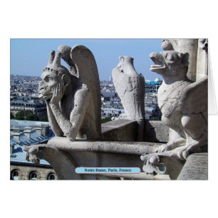 Notre Dame, Paris, Frankrike Hälsningskort