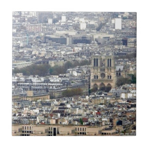 Notre Dame Paris Frankrike Kakelplatta