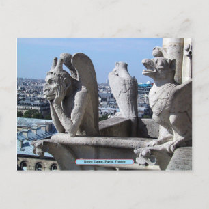 Notre Dame Paris, frankrike Vykort